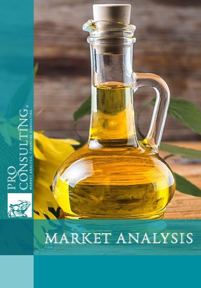 Passport of sunflower oil and sunflower oil phosphate concentrate market. 2019 